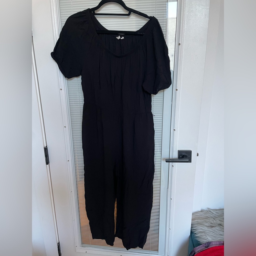 Women's Black Wide Leg Jumpsuit